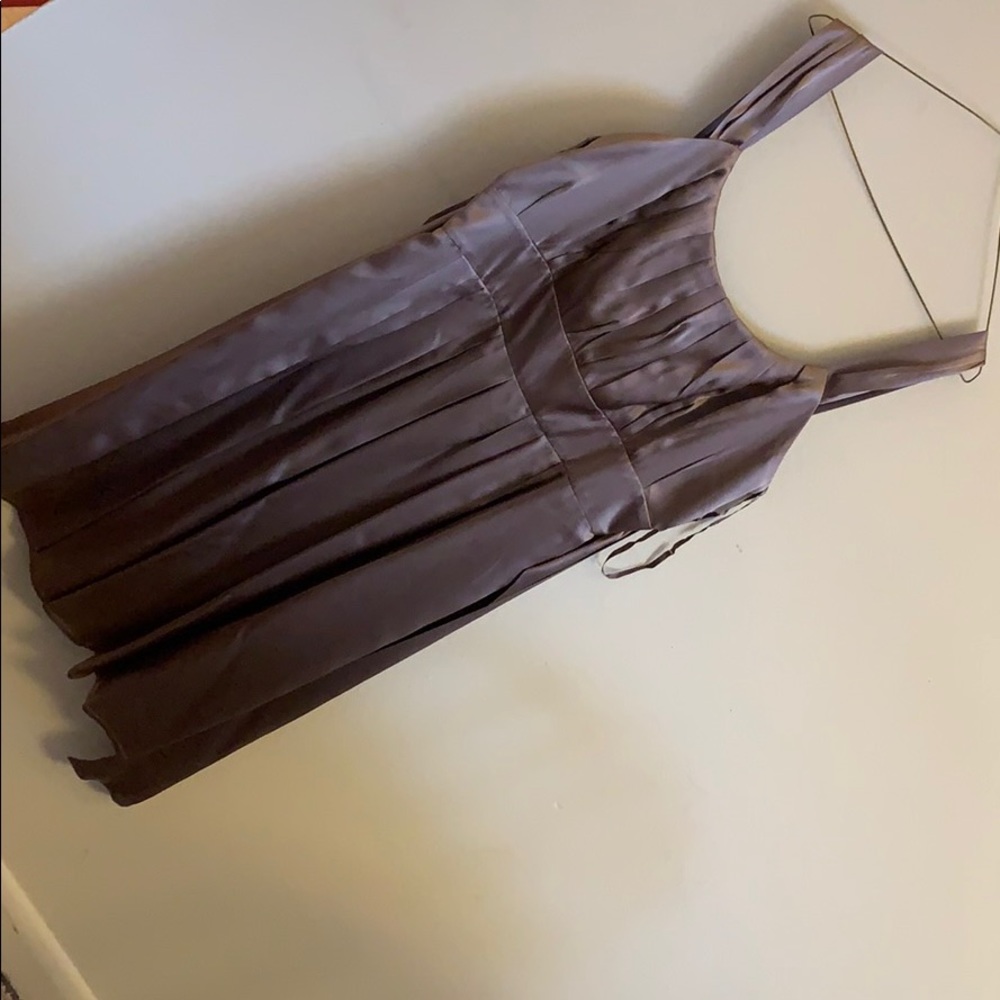 Beige Silk Dress